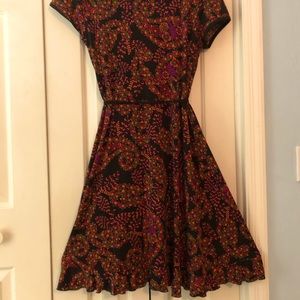 Flirty Ruffle Wrap Dress